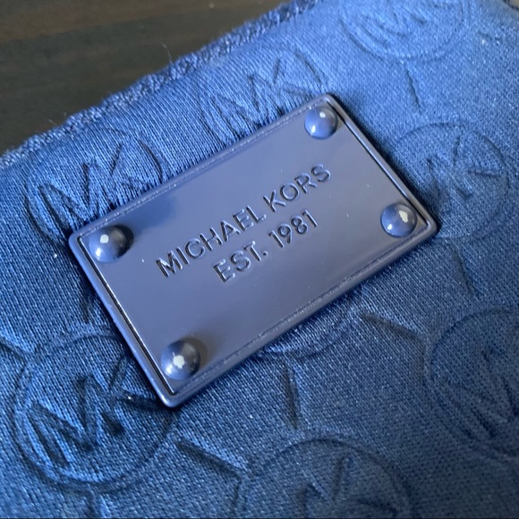 Michael Kors Blue Foam Wristlet - Picture 5 of 5